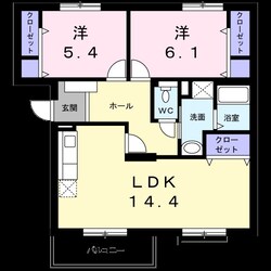 アーバンサクライＣ棟の物件間取画像